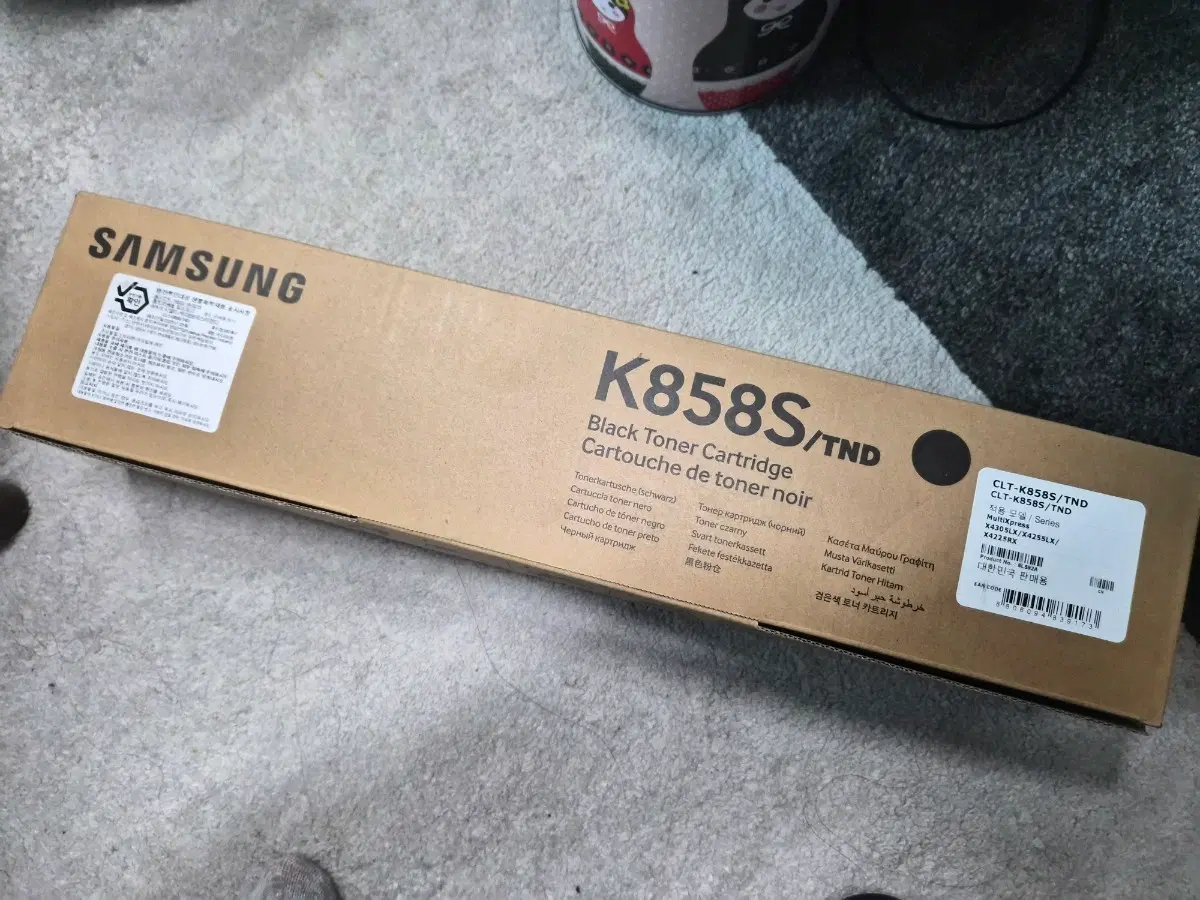 삼성 K858S/TND 블랙 토너 카트리지