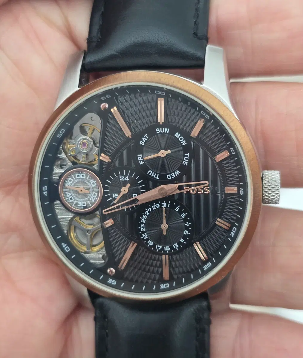 Fossil 파슬 빈티지 크로노그래프 시계 (ME1099)