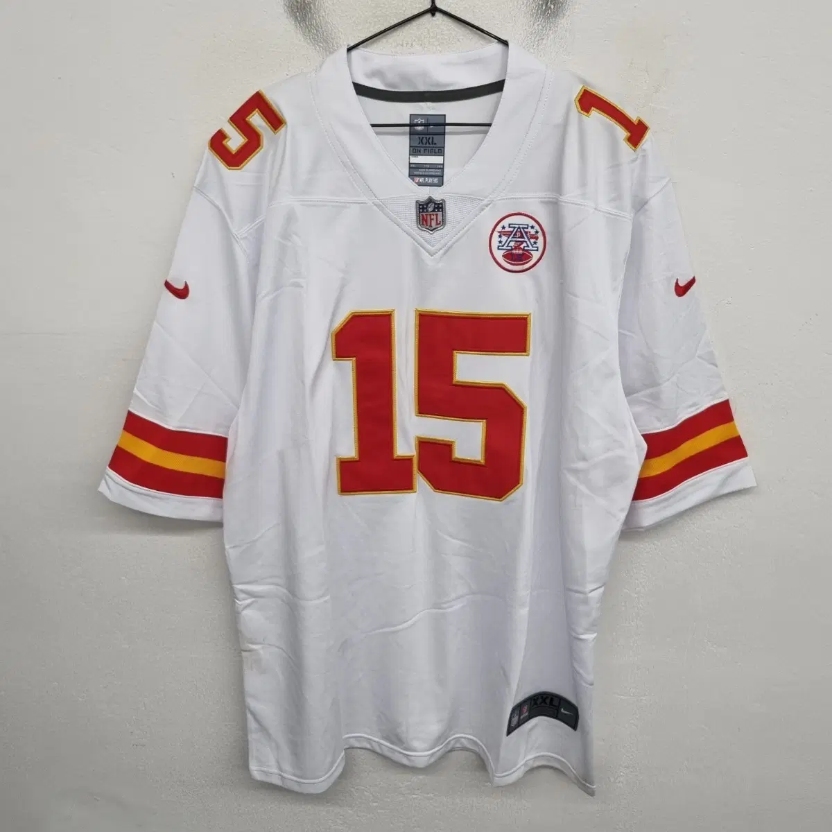 NFL 캔자스시티 치프스 패트릭 마홈스 미식 축구 유니폼
