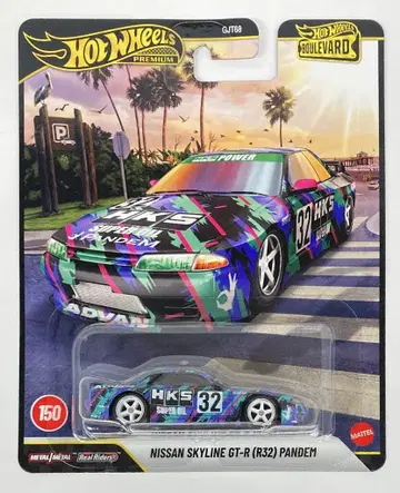 MATTEL HOTWHEELS BOULEVARD JHW41 NISSAN SKYLINE GT-R(R32) PANDEM 150