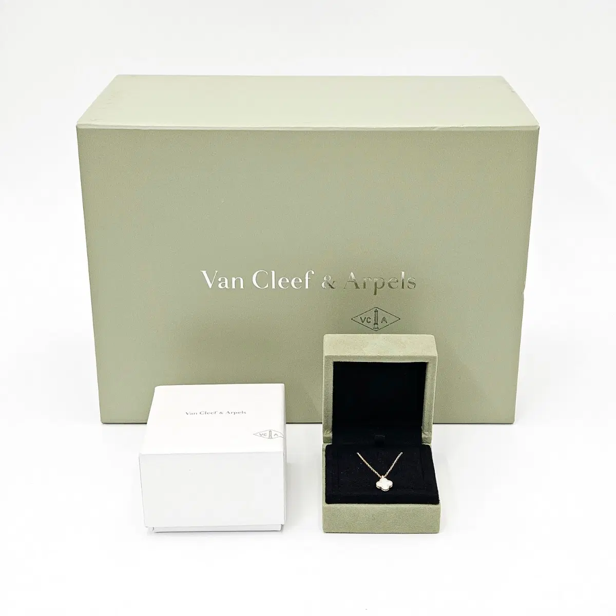 [중고명품셀렉트]반클리프 스위트 알함브라 목걸이 VARF69100