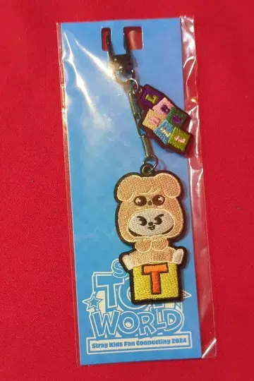StrayKids 2024 TOY WORLD LeeKnow 자수 키링 SKZOO