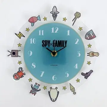 스파이 패밀리 아크릴 벽걸이 시계 SPY x FAMILY 시계 벽걸이 시계