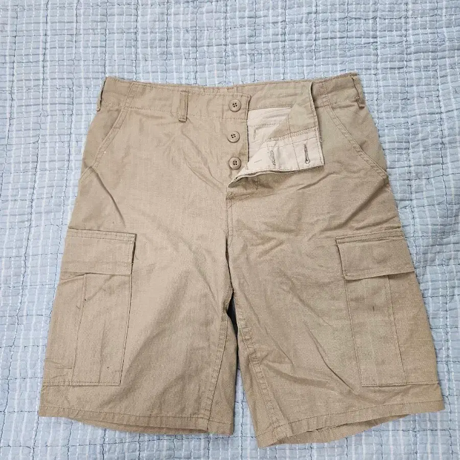 [MADE IN USA] BDU 립스탑 카고 쇼츠 베이지 (M)