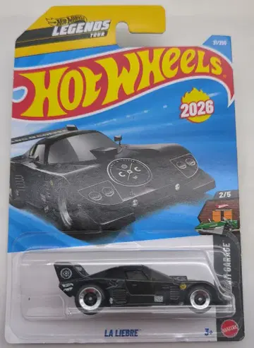 MATTEL HOTWHEELS 2026 HW DREAM GARAGE 2/5 JJH36 LA LIEBRE/블랙 31/20