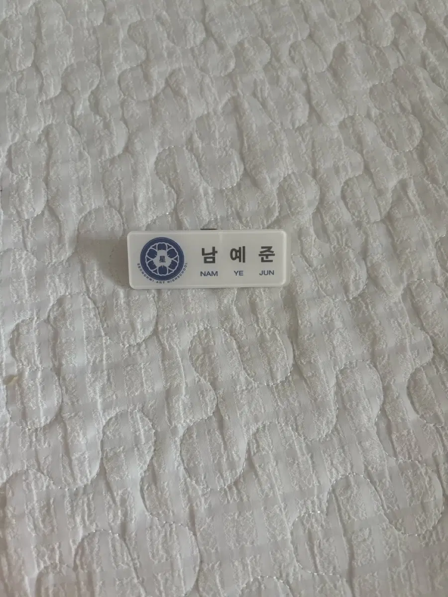 플레이브 예준 명찰