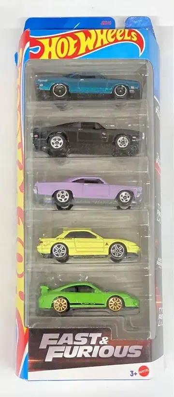 MATTEL HOTWHEELS 와일드 스피드 5카 팩 세트