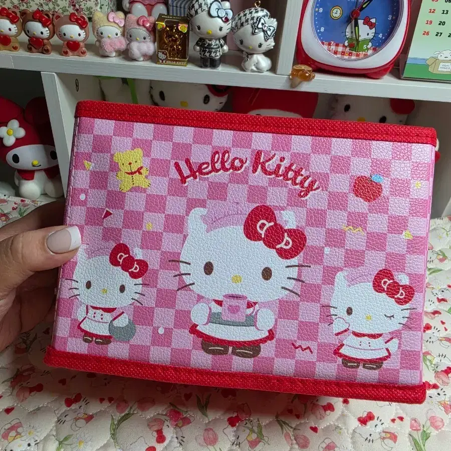 키티 접이식 수납함