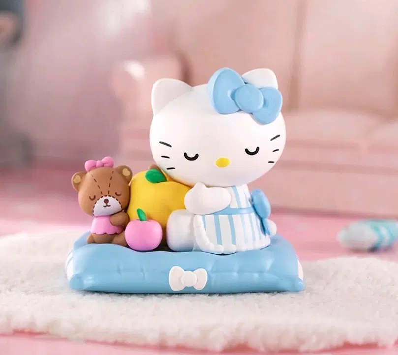팝마트 산리오 헬로키티 따뜻한 수면 시리즈 피규어