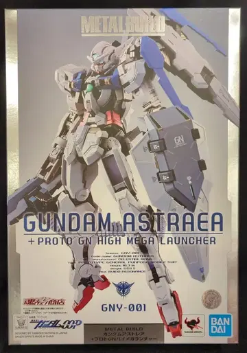 BANDAI SPRITS METAL BUILD 건담 아스트레아 + 프로토 GN 하이 메가 런처