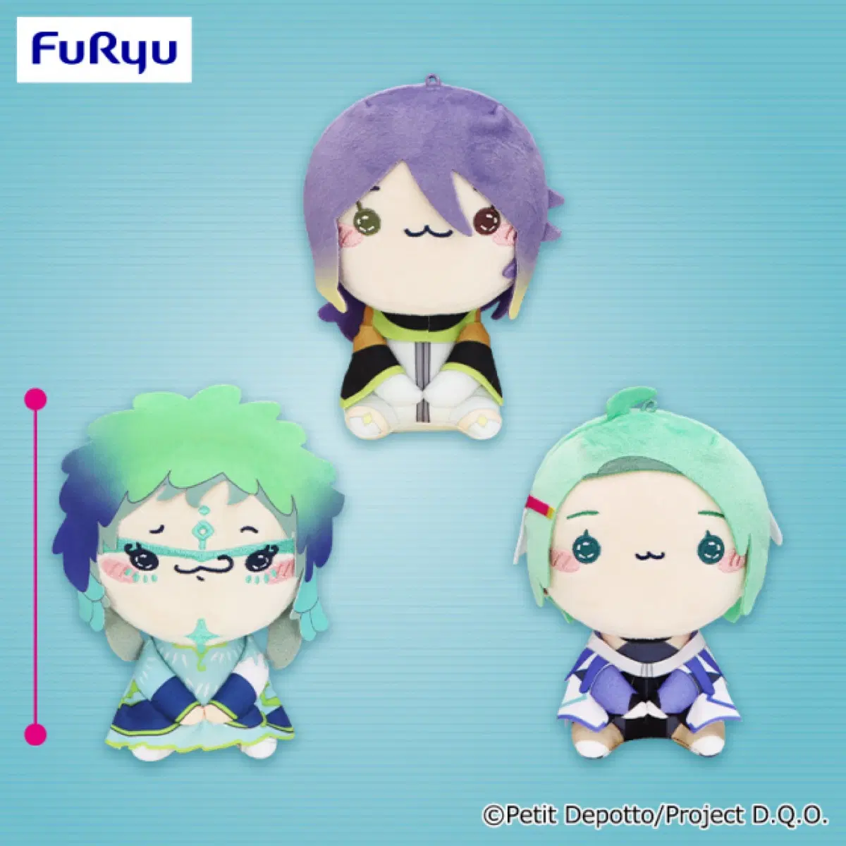 (3종 세트) 그노시아 쵸피 누이 푸치 인형