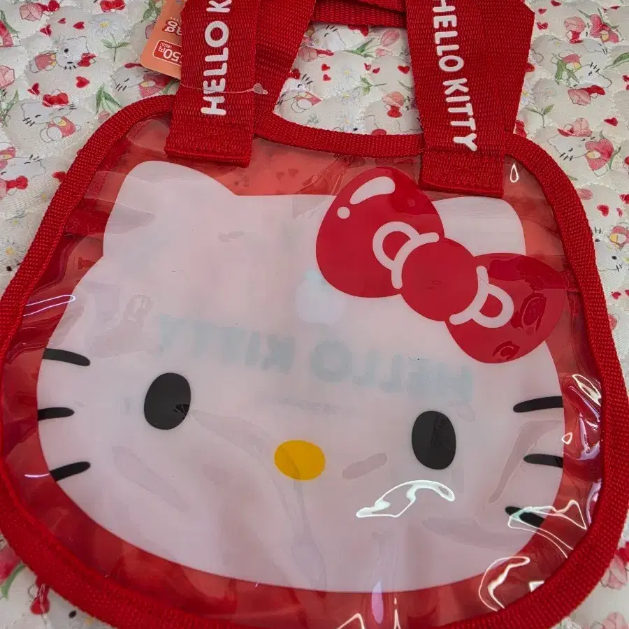 일본정품 키티 pvc 가방