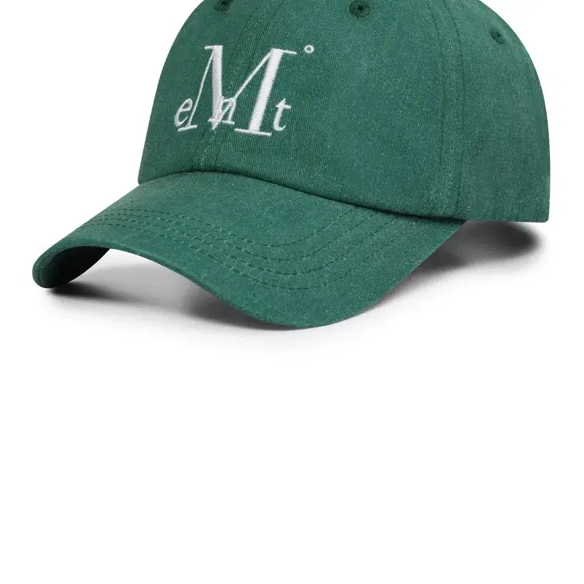 MUCENT SIGNATURE BALL CAP (Pigment dyeing olive green) 무센트 시그니처 볼캡 (피그먼트 다잉 올리브 그린)