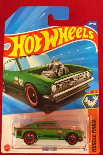 MATTEL MUSCLE MANIA 6/10 HOTWHEELS KING KUDA 그린 217/250