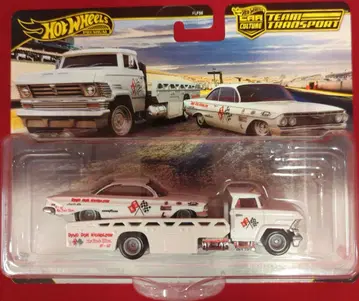 MATTEL HW CAR CULTURE/TEAM TRANSPORT HOTWHEELS 61 IMPALA/HORIZON HAULER CAMION DE TRANSPORT #87