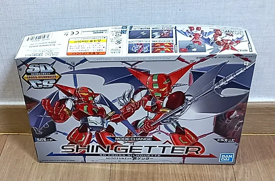 반다이 SDCS 진겟타 미조립 프라모델 SHIN GETTER 크로스 실루엣