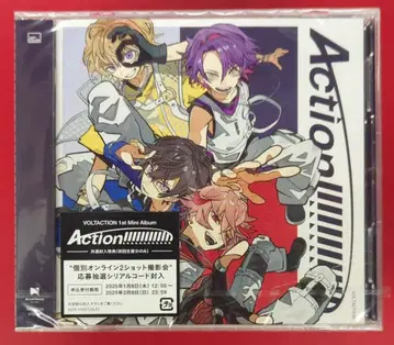 인터넷/스트리머 CD 니지산지 VOLTACTION 초회)Action!!!!!!!!!!!! 초회 생산 한정판 B