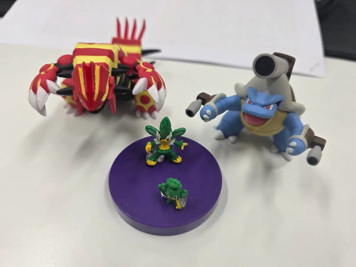 포켓몬 입체도감 xy 4탄 원시 그란돈 메가 거북왕 bw 03 피규어