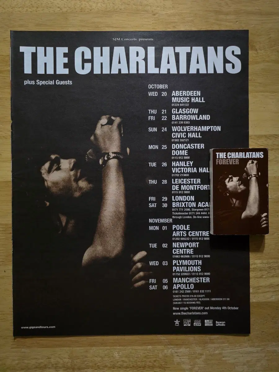 카세트 테이프 The Charlatans 샬라탄스 - Forever 영국반