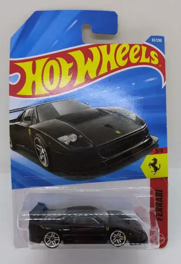 MATTEL FERRARI 3/5 HOT WHEELS FERRARI F40 COMPETIZIONE 63/250