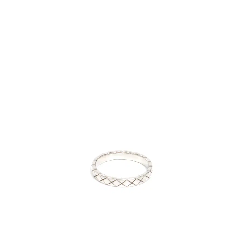 CHANEL 샤넬 코코크러쉬 화이트 골드 링