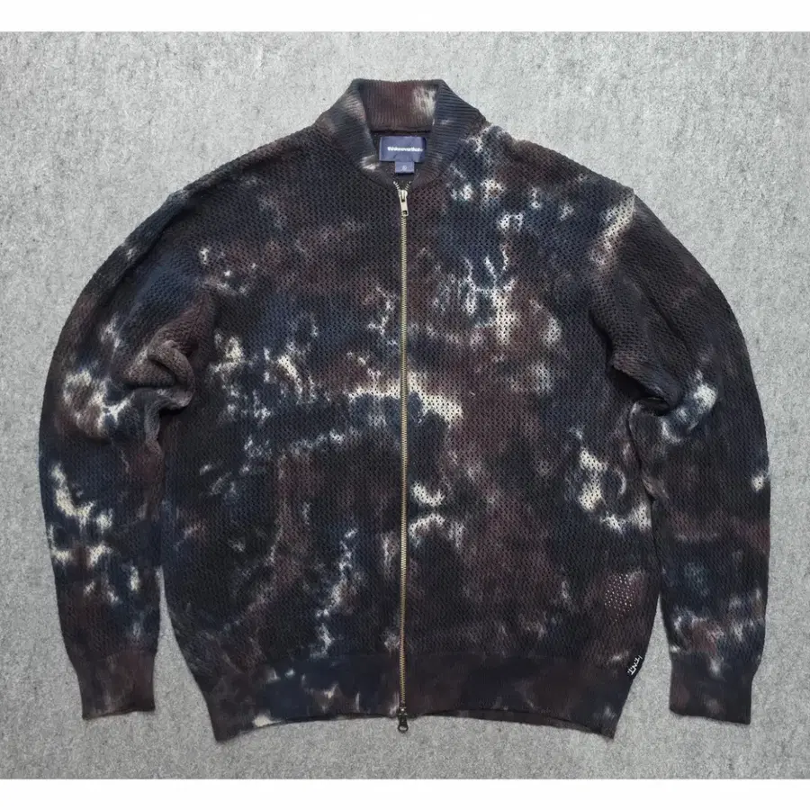 디스이즈네버댓 타이다이 Net Knit Jacket 투웨이 집업 니트 XL