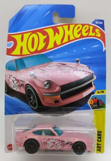 MATTEL HOTWHEELS ART CARS 4/10 JFN33 DATSUN 240Z 핑크(매실) 62/250