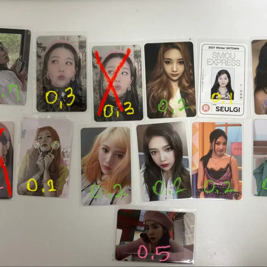 레드벨벳 포토카드