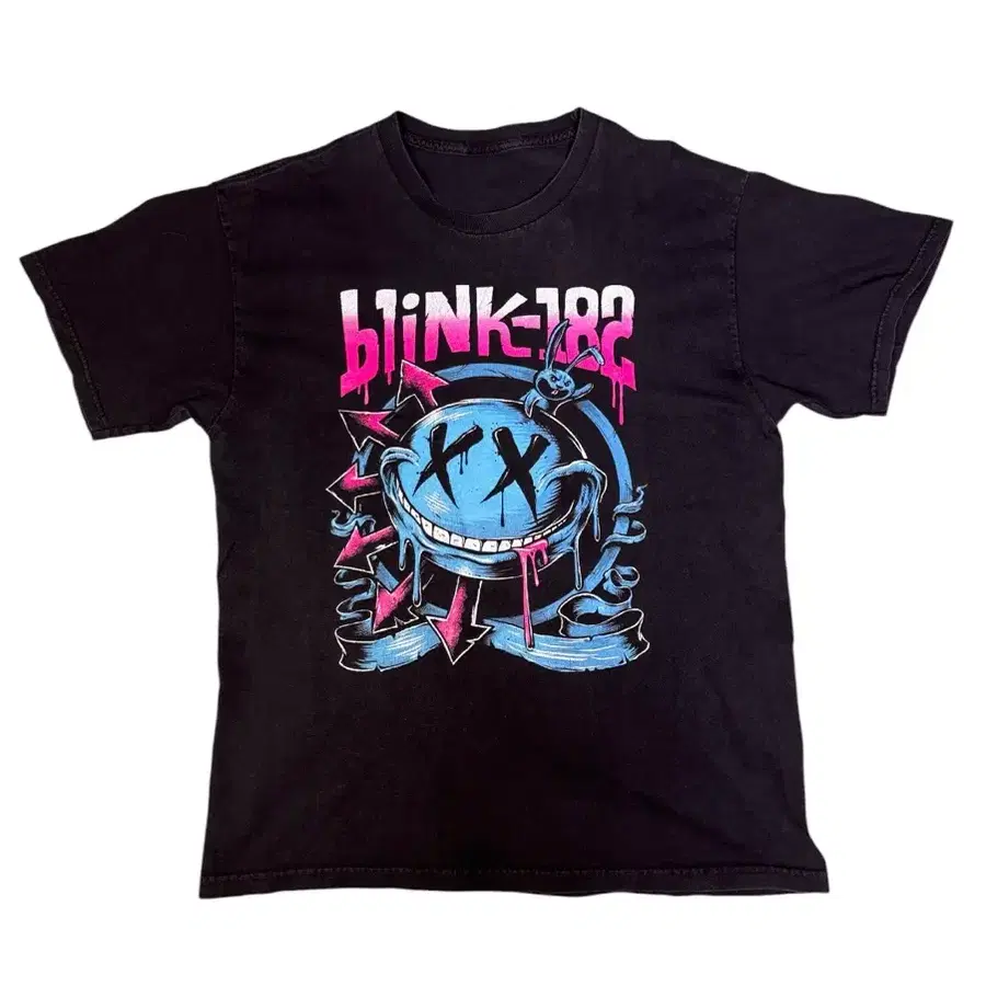 빈티지 블링크182 blink-182 TOUR 2017 밴드 투어티 L