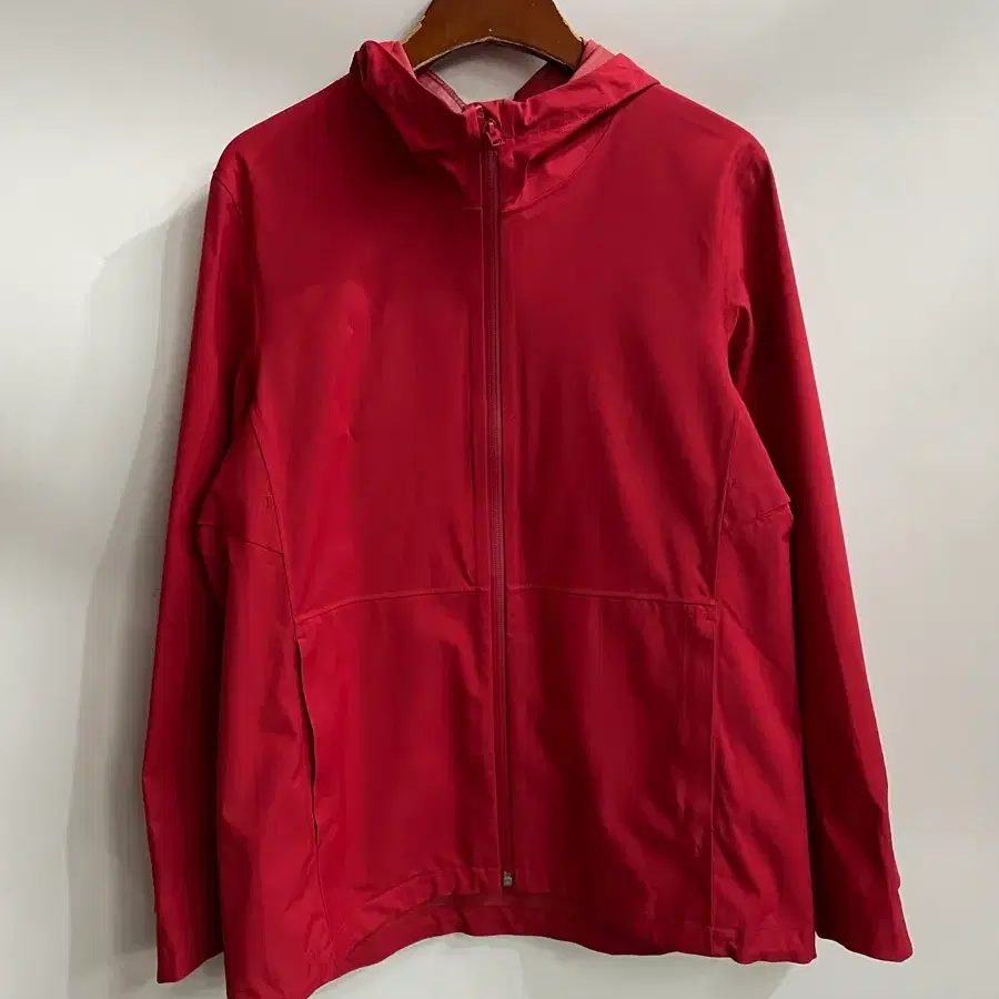 [L] 유니클로 UNIQLO 방수 후드 파카 바람막이 자켓 레드 2.0