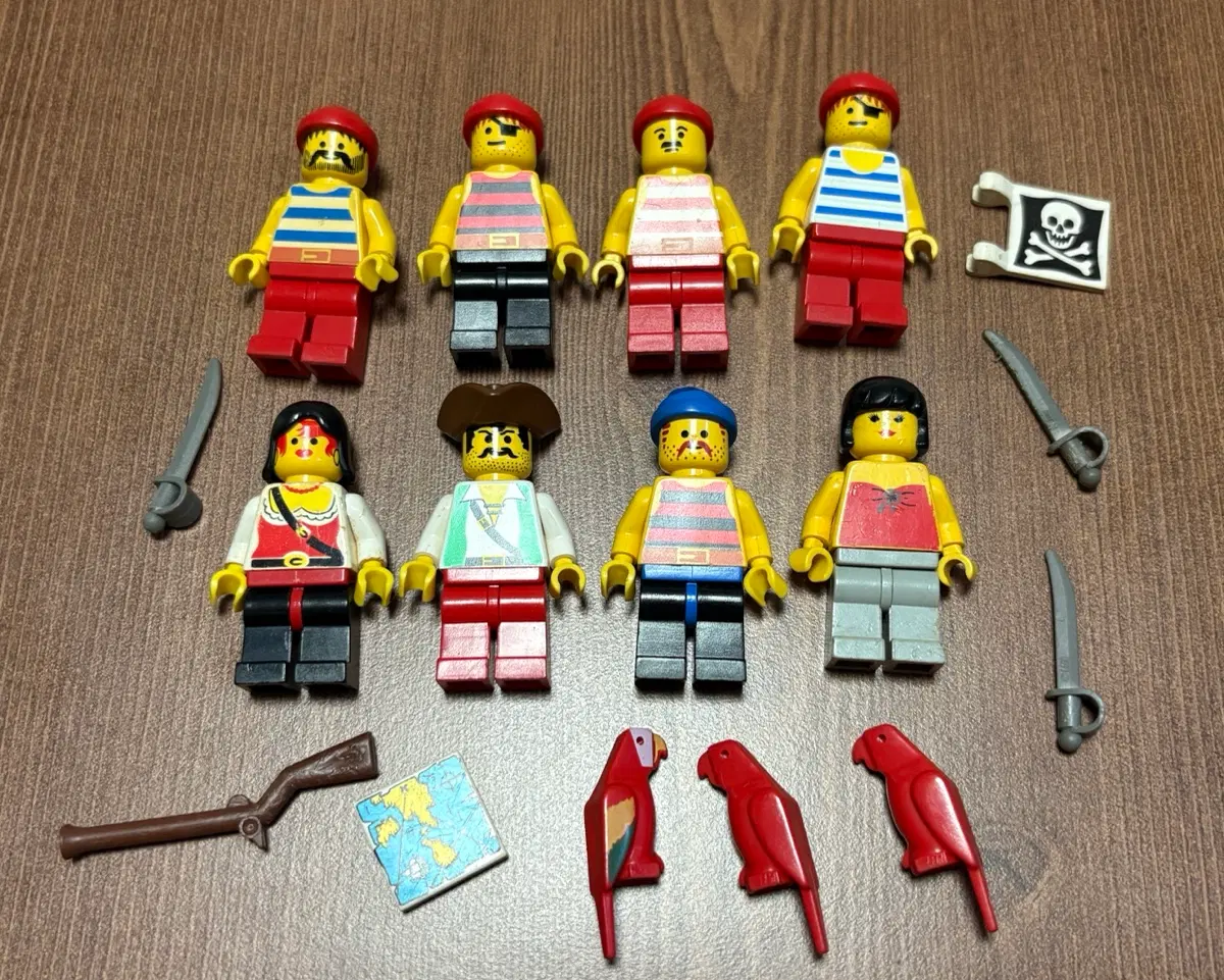 올드레고 해적단 해적 피규어