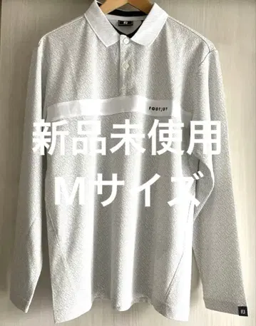 [새상품] FOOTJOY 풋조이 골프웨어 긴팔 셔츠 남성용 M 로고 패턴