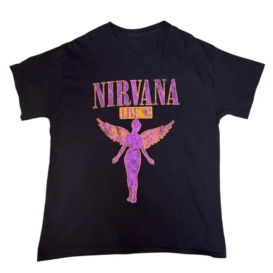 빈티지 너바나 NIRVANA LIVE 93 IN UTERO TOUR 밴드 투어티 M