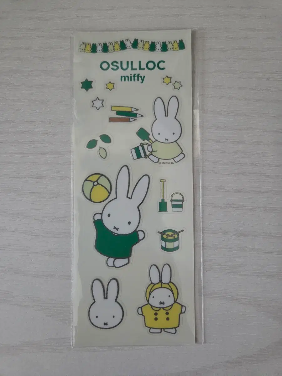 오설록 미피 스티커