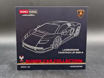 Hung Hing Toys 1/64 람보르기니 카운탁 LPI 800-4 (White) (gold wheel rims)
