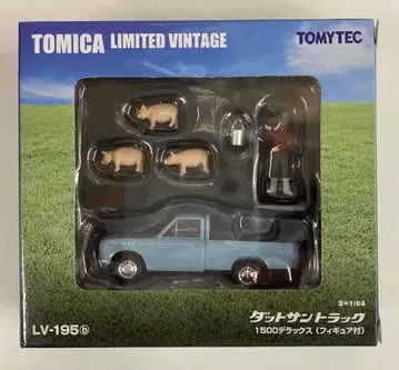 TOMYTEC TOMICA LIMITED VINTAGE 닷선 트럭 1500 디럭스 (스카이블루) 피규어 포함 TLV195b