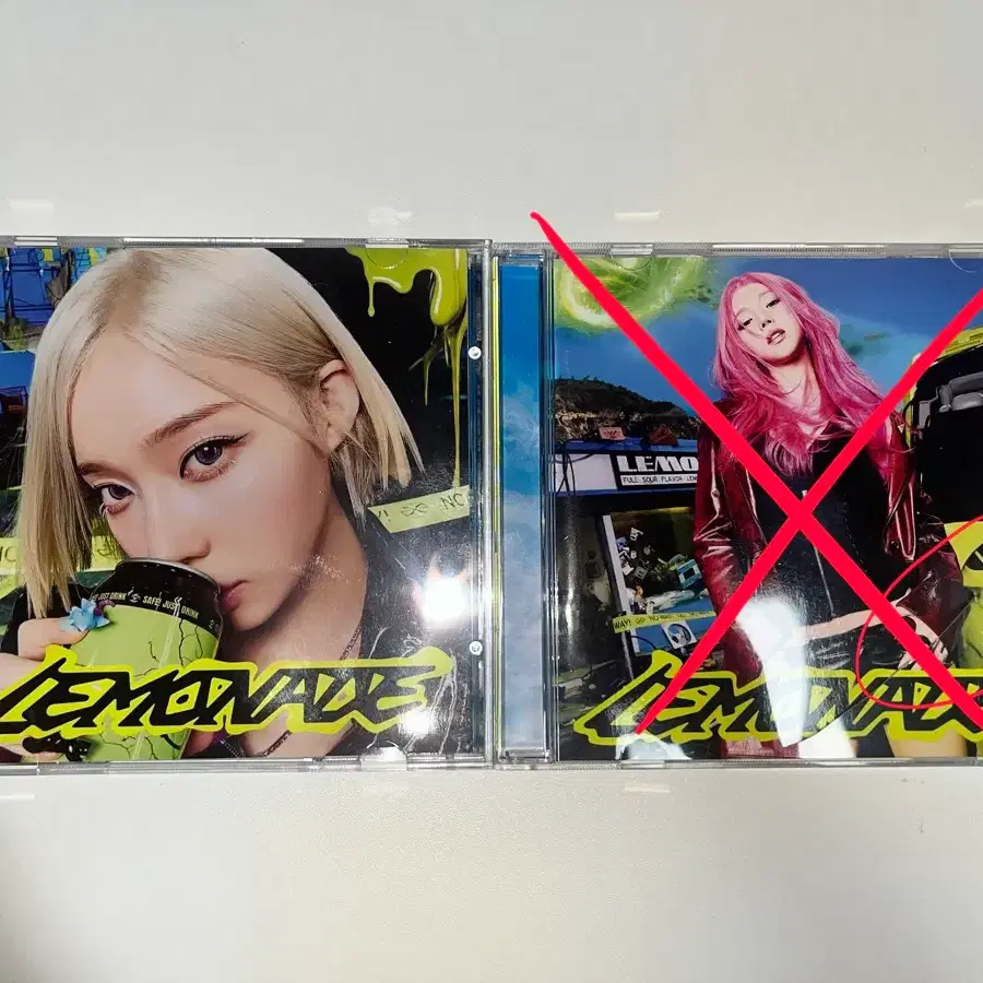 에스파 윈터 카리나 레모네이드 미국 한정 앨범 cd