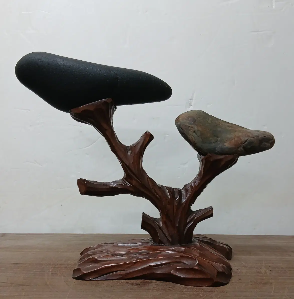 수석 자연수석 새한쌍