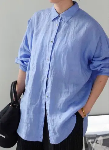 80 린넨 카슈쿨 빅 셔츠