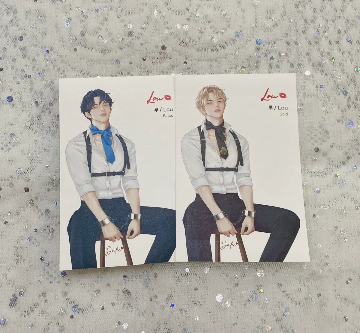 [인스] 닿케 인물 스티커 (루) -2