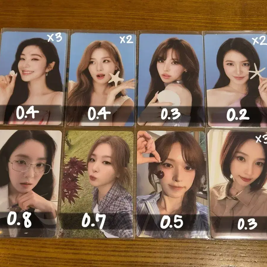 레드벨벳 팬콘 트레카 교환 판매 랜덤 트레이딩 포토 카드 아이린 슬기 웬디 조이 예리 12주년 팬 콘서트 MD 굿즈