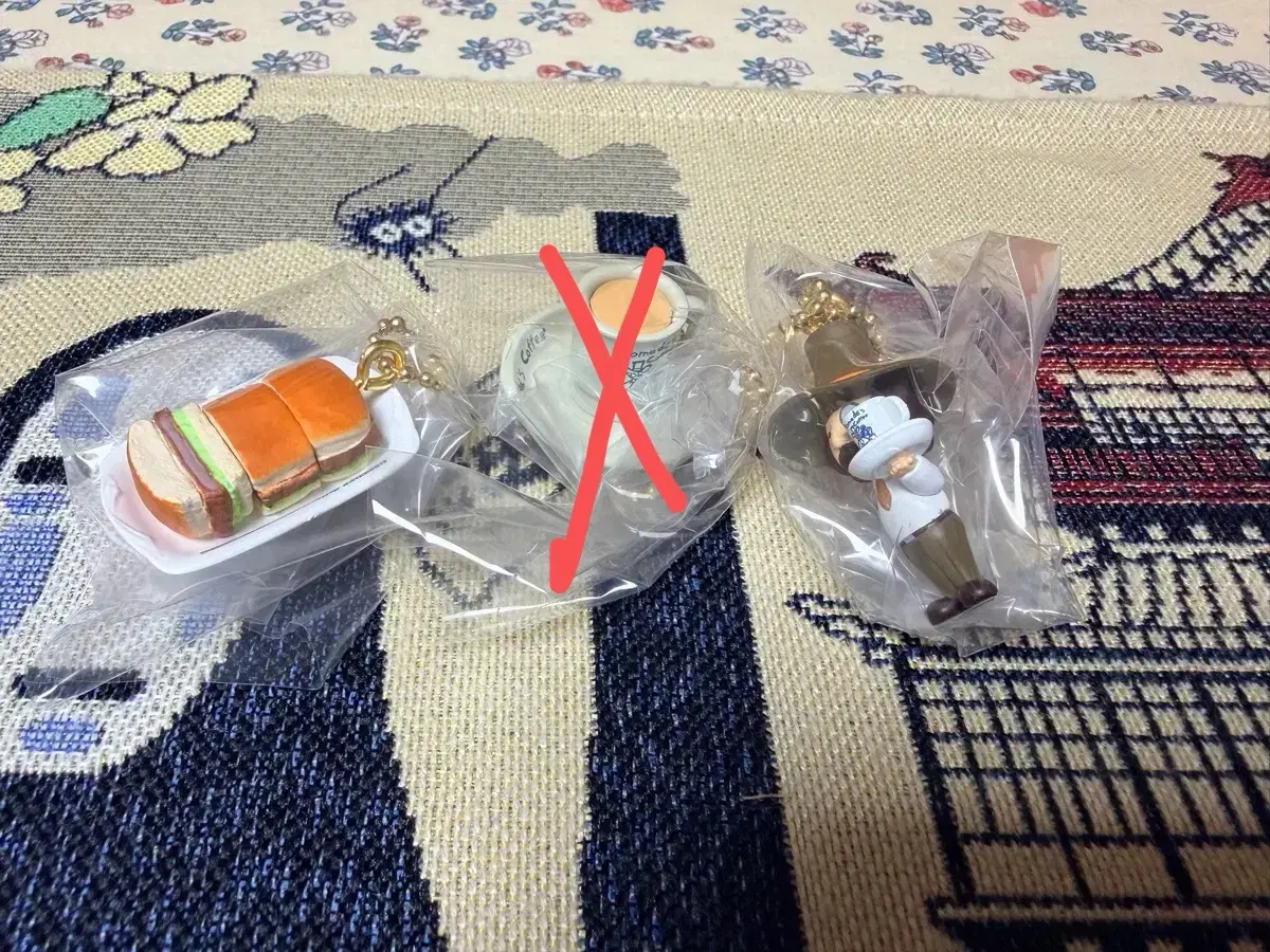 코메다커피 마스코트 키링