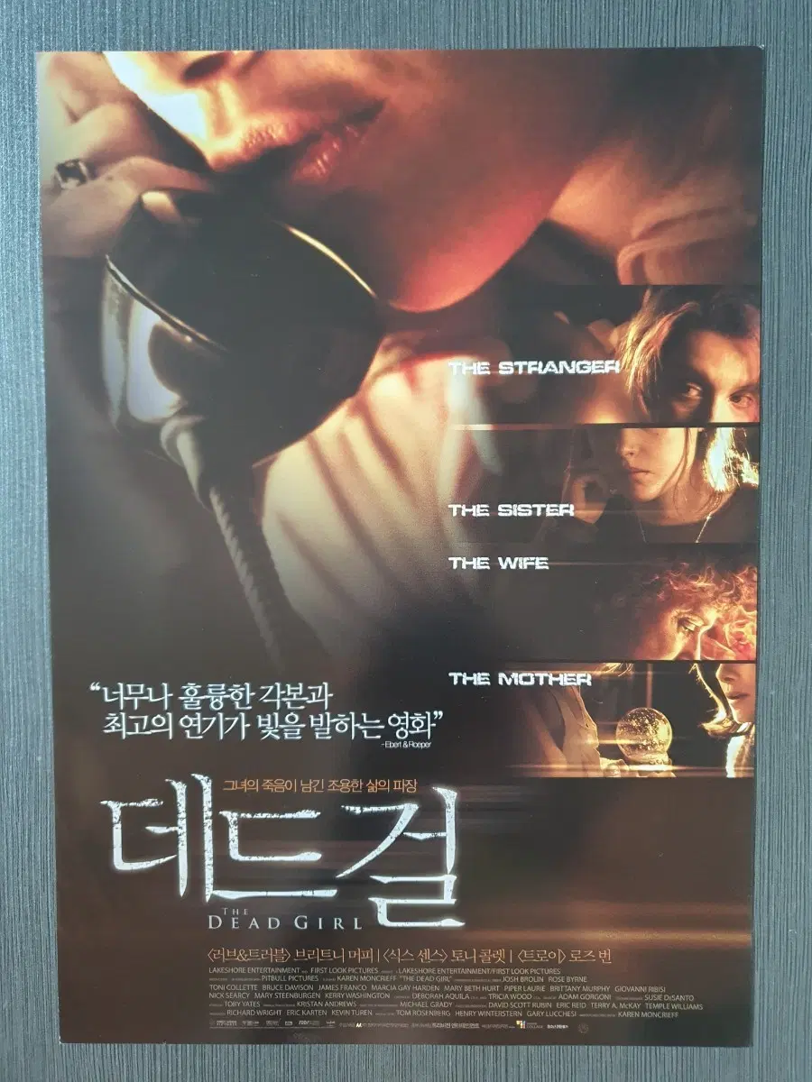 데드걸 영화 전단지 팜플렛 A4