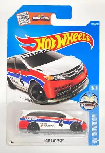 MATTEL HW SHOWROOM 5/10 HOTWHEELS HONDA ODYSSEY #4 115/250