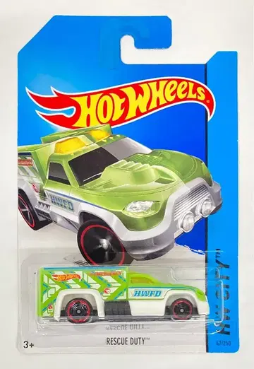 MATTEL HW CITY HOT WHEELS RESCUE DUTY 보물 사냥 47/250