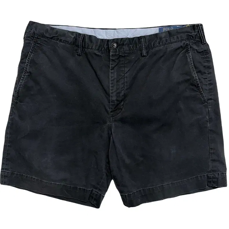 RALPH LAUREN 스트레이트 치노 하프팬츠 블랙 36