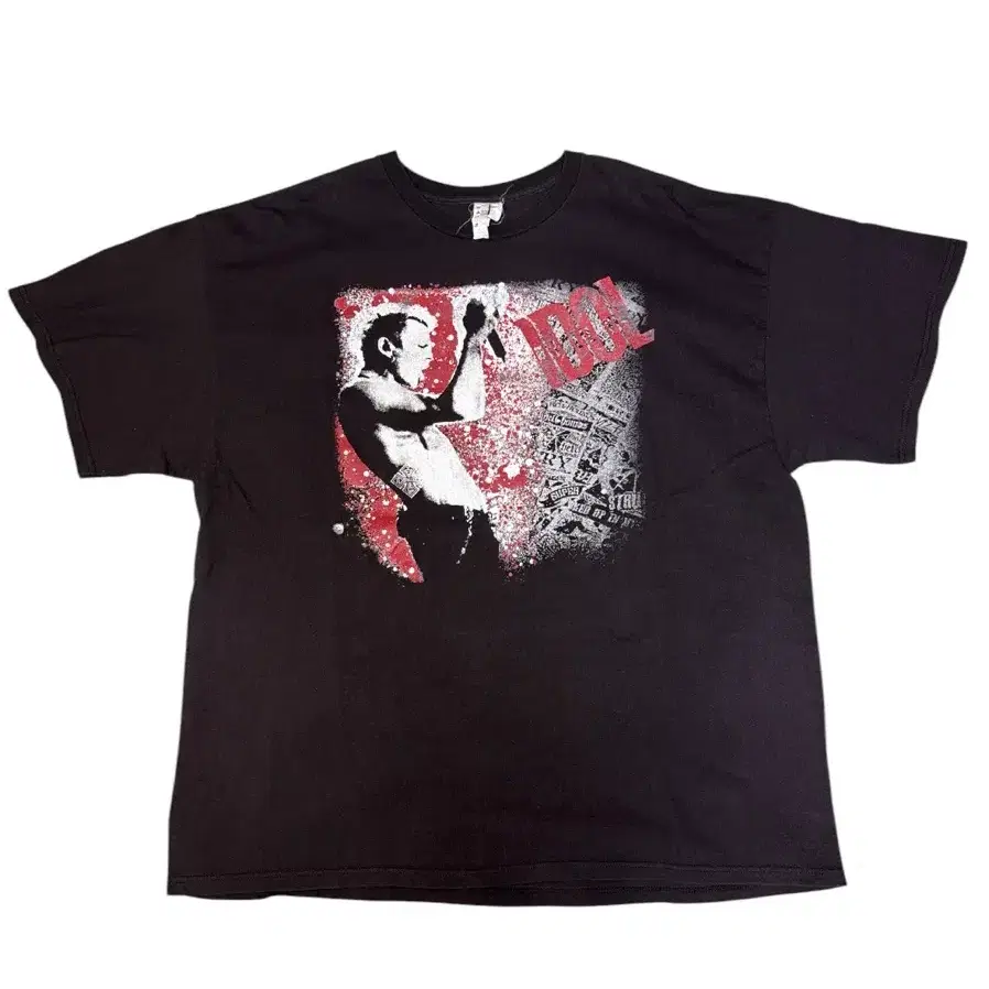 빈티지 00s 빌리아이돌 BILLY IDOL IDOLIZE YOUR SELF 밴드티 2XL