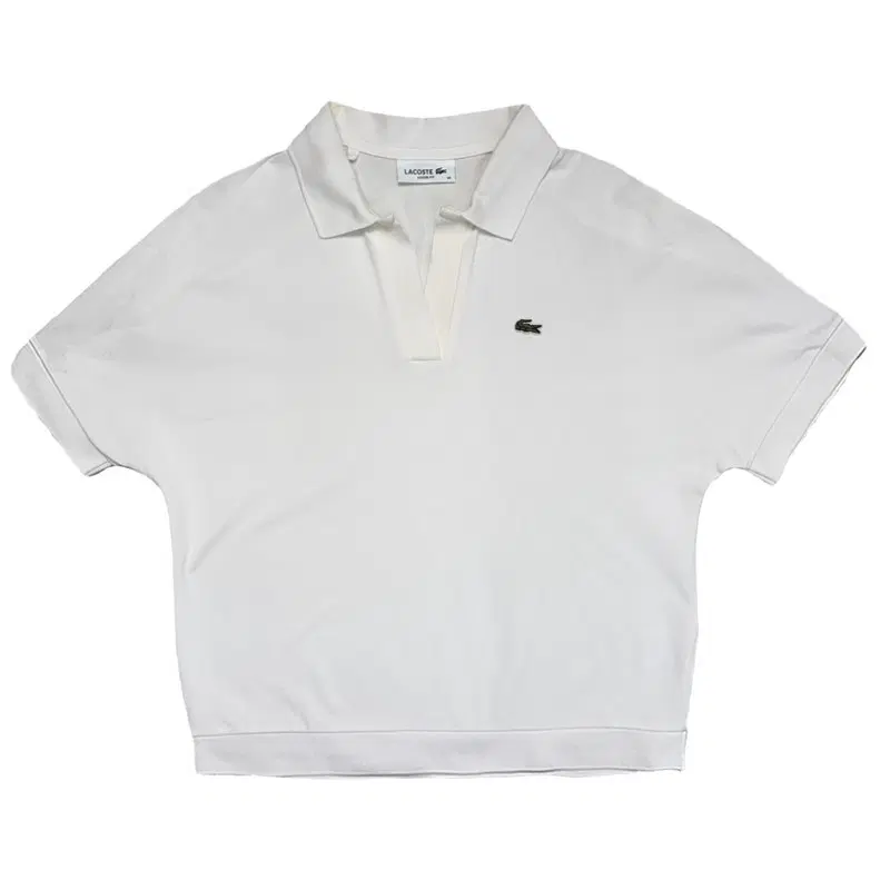 LACOSTE 릴렉스핏 헤리티지 폴로셔츠 화이트 36