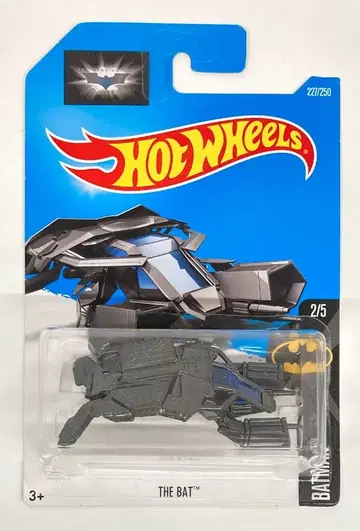 MATTEL HOTWHEELS 배트맨 2/5 DHX77 더 배트(파랑 창문) 227/250