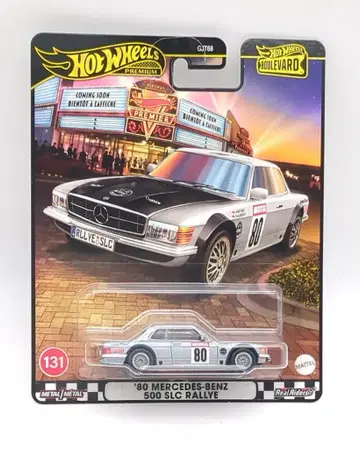 MATTEL HOTWHEELS BOULEVARD GJT68 '80 메르세데스-벤츠 500 SLC 랠리 131
